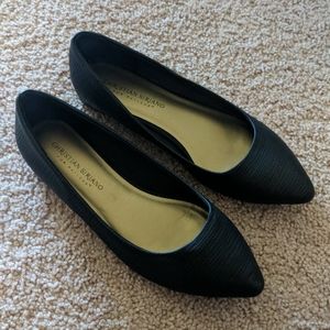 Christian Siriano Black Flats